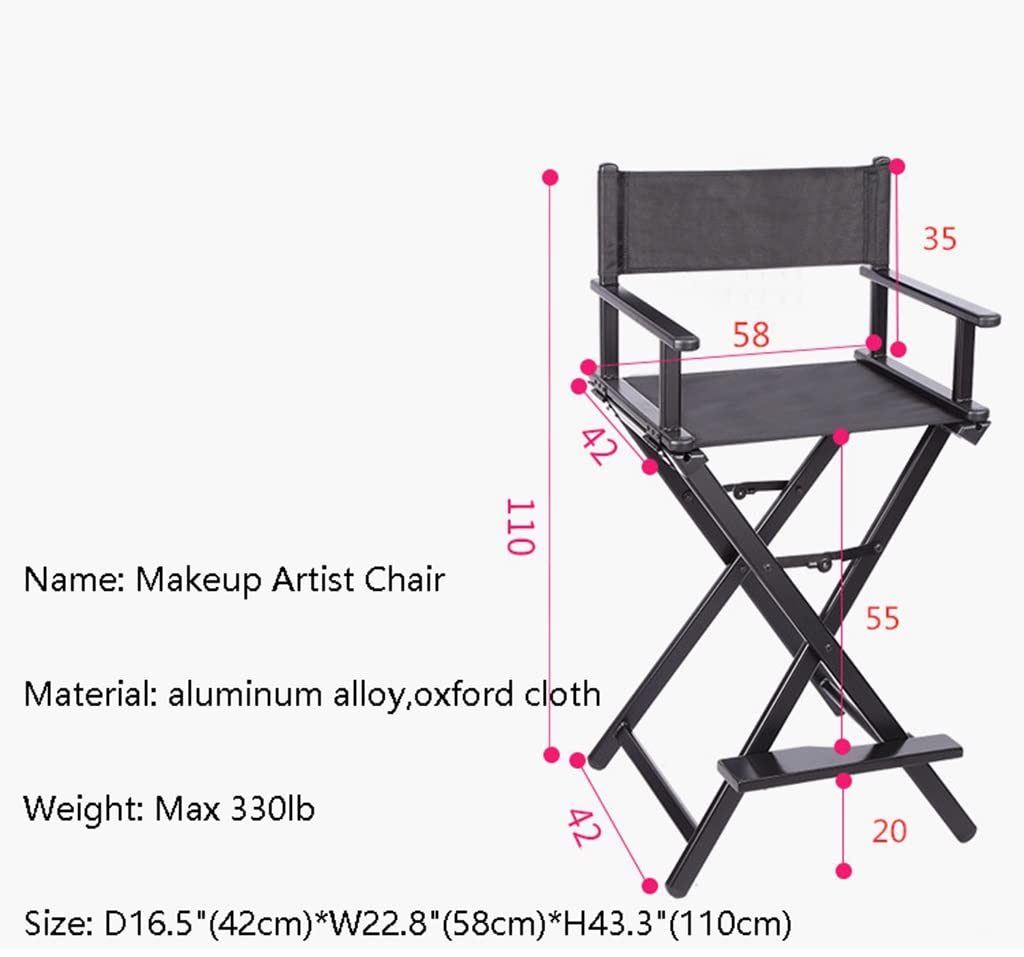 Aluminum Folding Director's Chair with Cup Holder Q983
