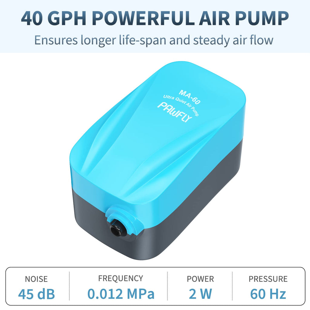Aquarium Air Pump with Sponge Filter Kit G671