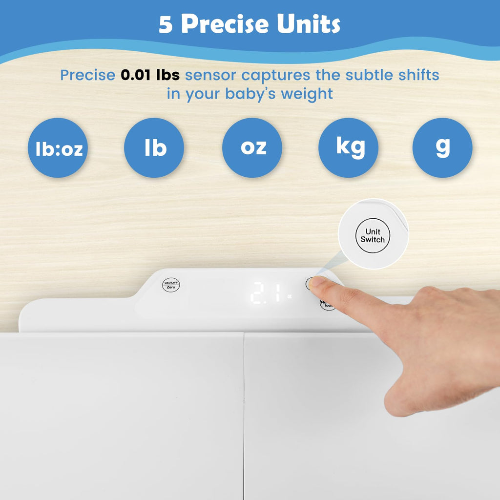 Baby Scale, 2-in-1 Digital Infant Scale with Detachable Tray L79382