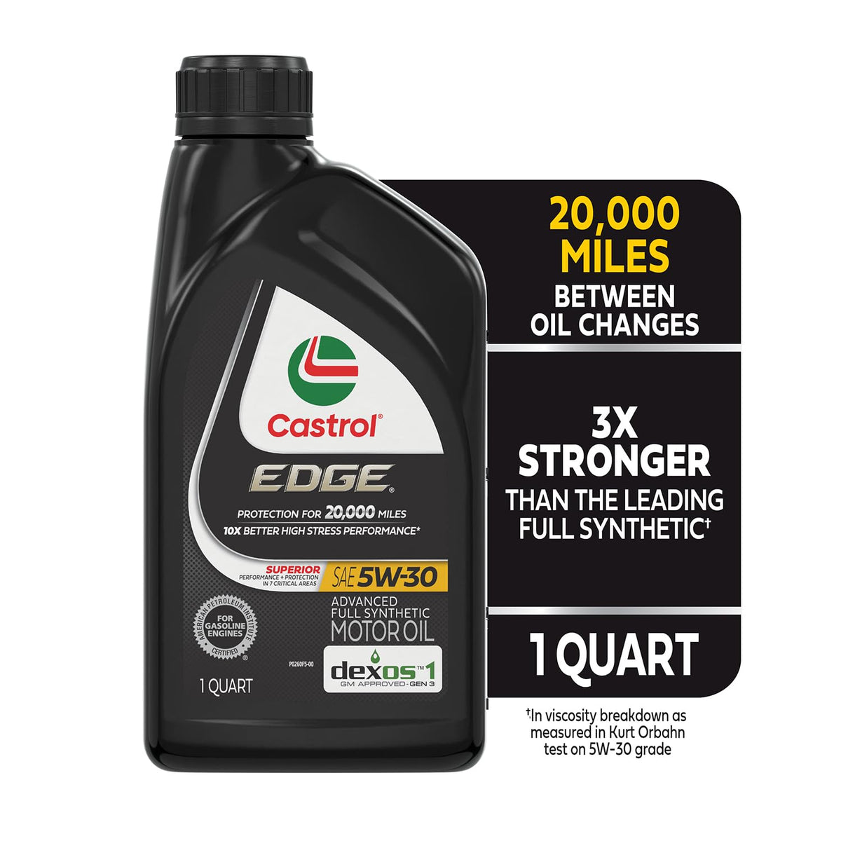 10W-40 Full Synthetic Motor Oil, 1 Quart, Pack of 6 V1106