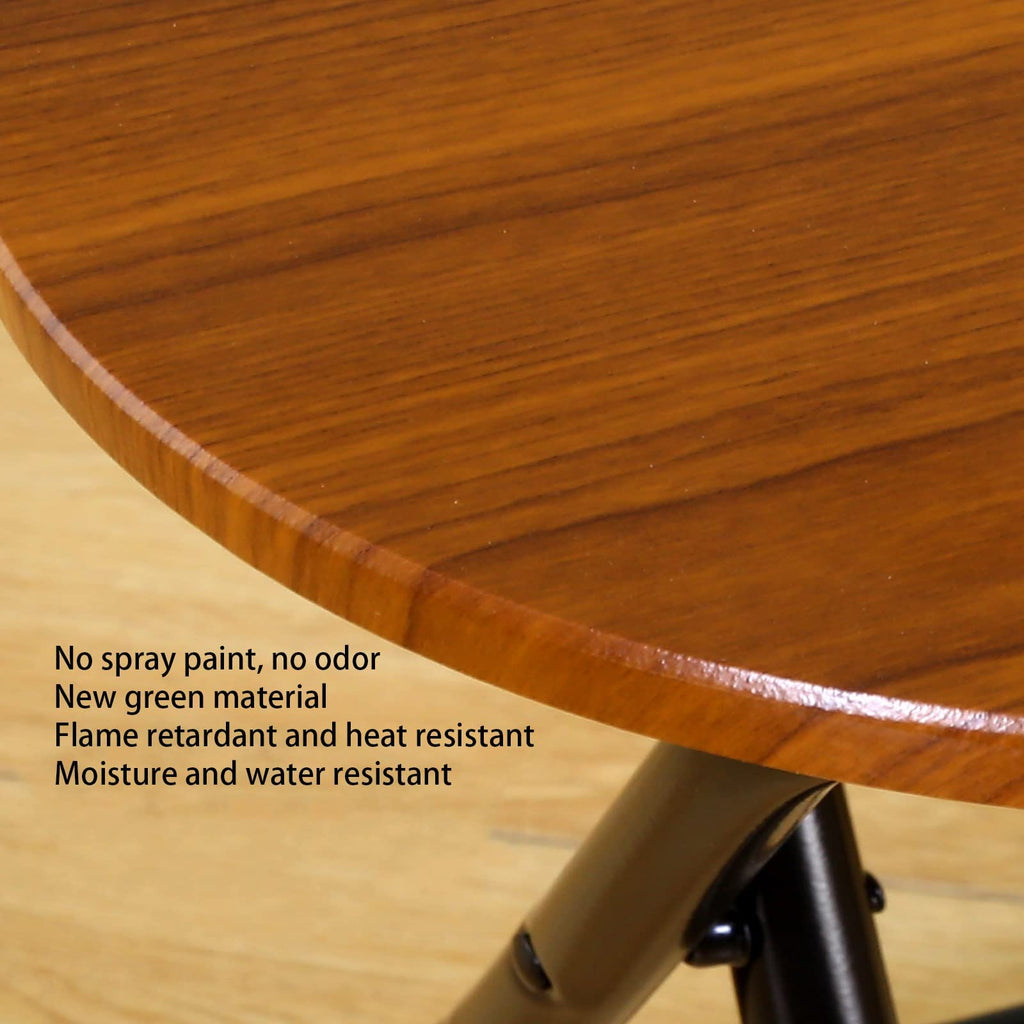 Folding Stool Round Wooden Board X298037