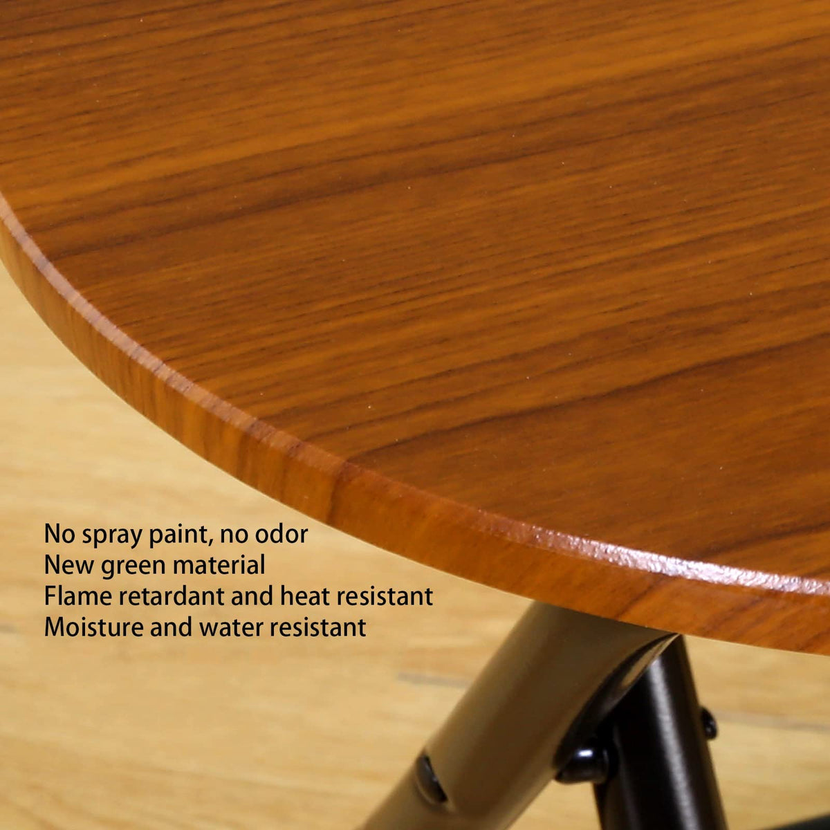 Folding Stool Round Wooden Board X298037