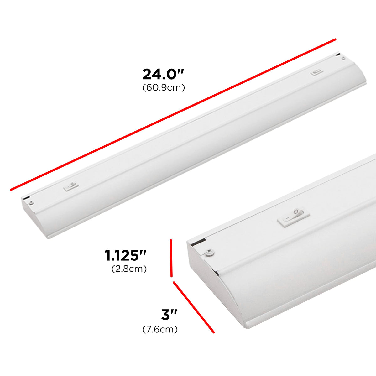 24 Inch Dimmable Under Cabinet Light W8615