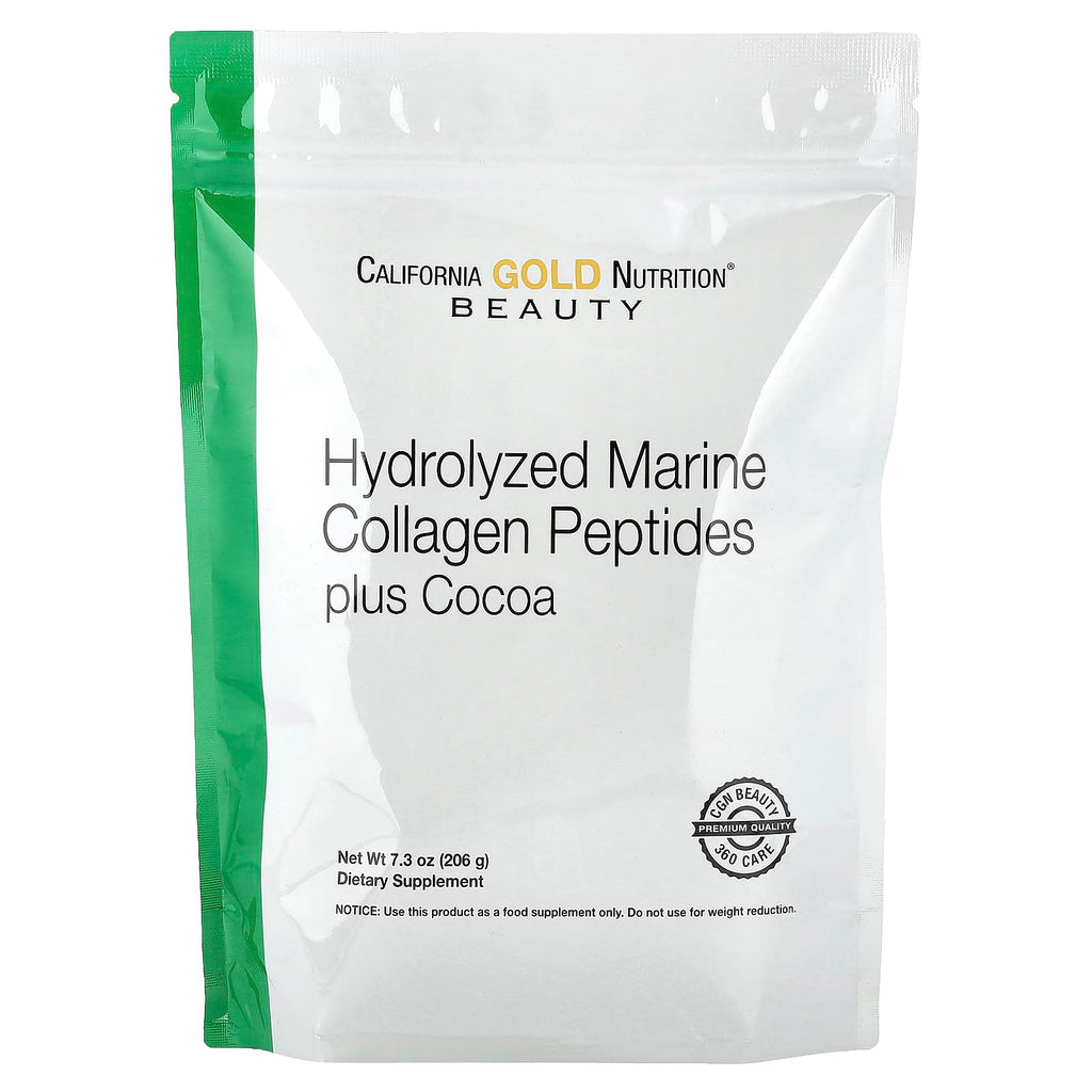 Hydrolyzed Marine Collagen Peptides with Cocoa, 7.3 oz Y34007