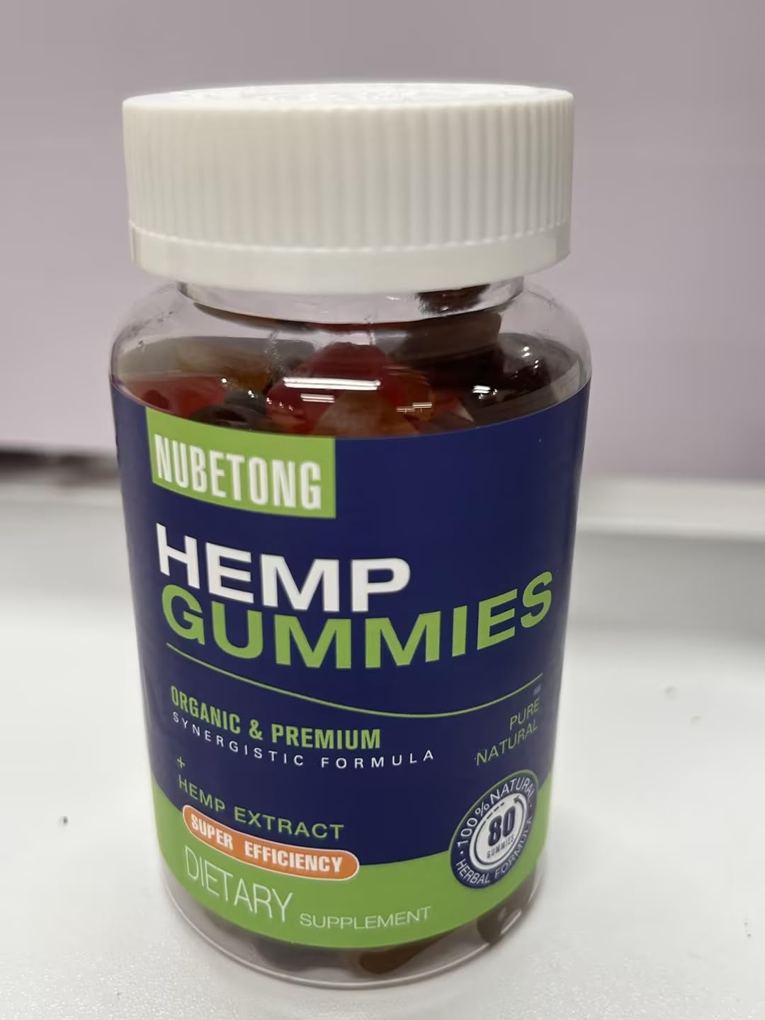 Organic Hemp Gummies Supplement 2 Packs Q337223