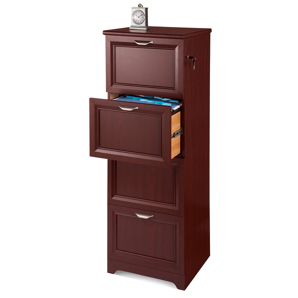 19" 4-Drawer Vertical File Cabinet S576
