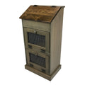 Wooden Bread and Vegetable Storage Bin A27471