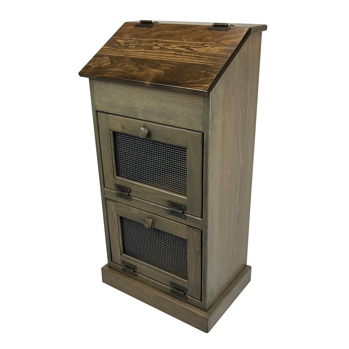 Wooden Bread and Vegetable Storage Bin A27471