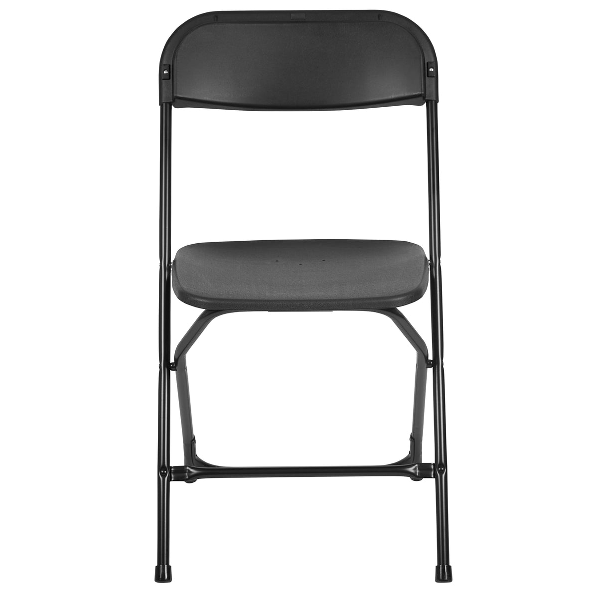 Black Plastic Folding Chair 10-Pack J421