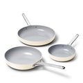 Non-Stick Ceramic Coated Fry Pan Trio, 8", 10.5", & 12" A58936