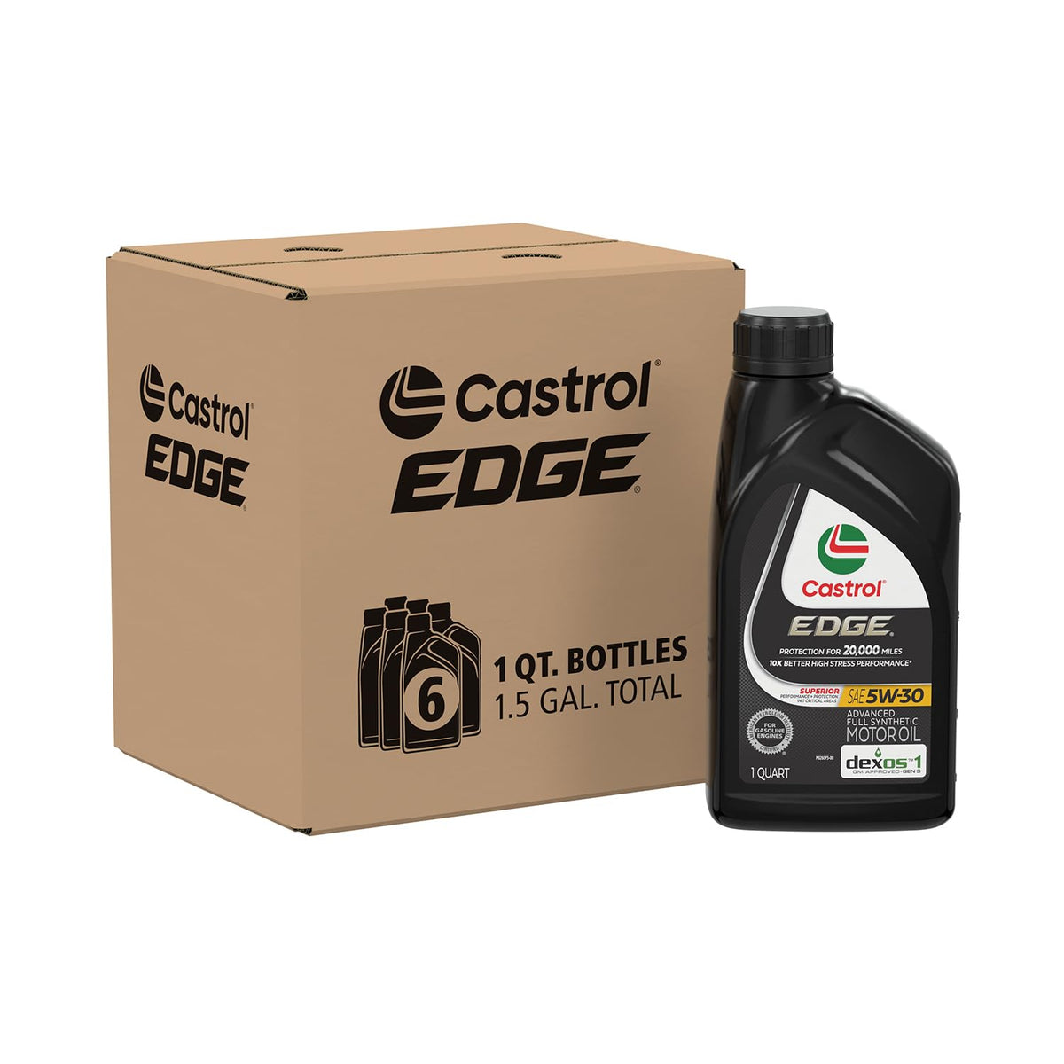 10W-40 Full Synthetic Motor Oil, 1 Quart, Pack of 6 V1106