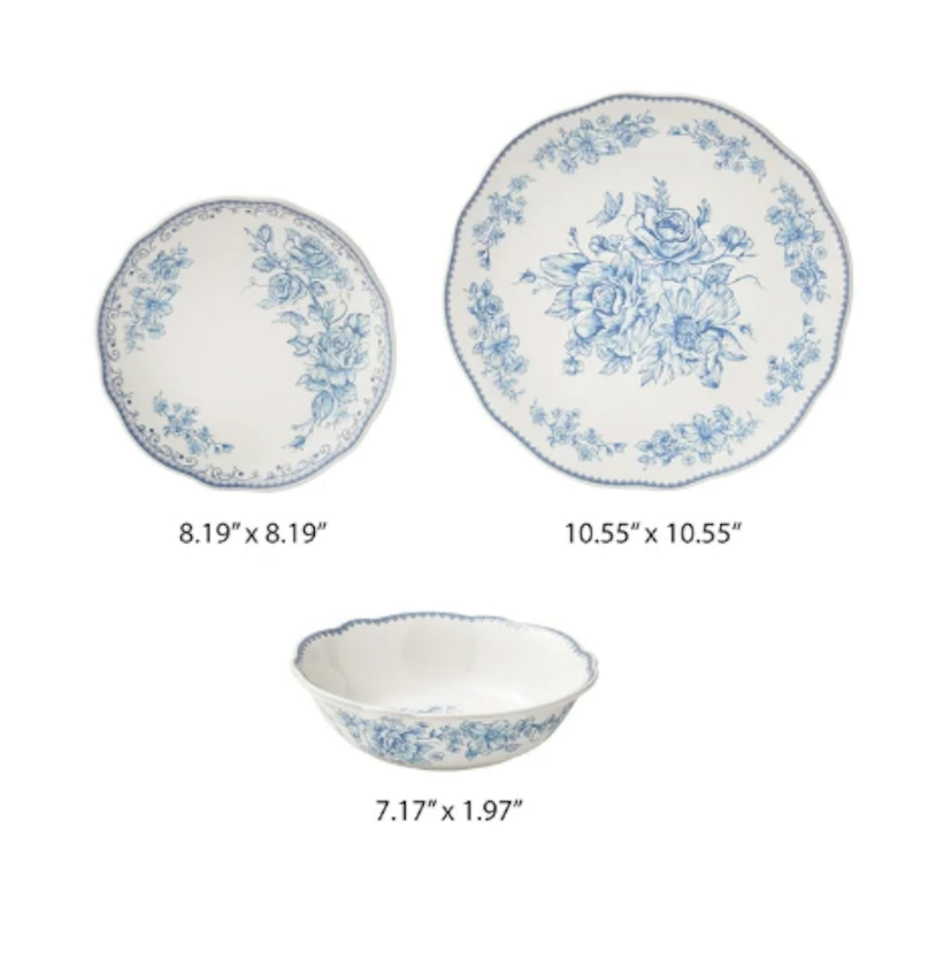 12-Piece Stoneware Dinnerware Set L9027