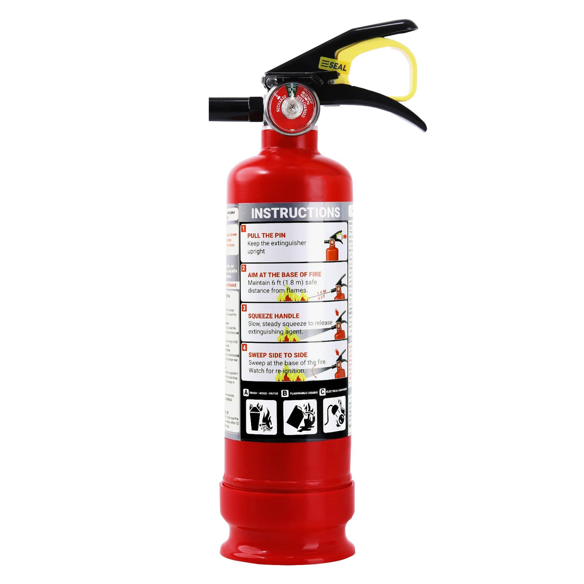 2.5 lb ABC Dry Chemical Fire Extinguishers 1-Pack D101