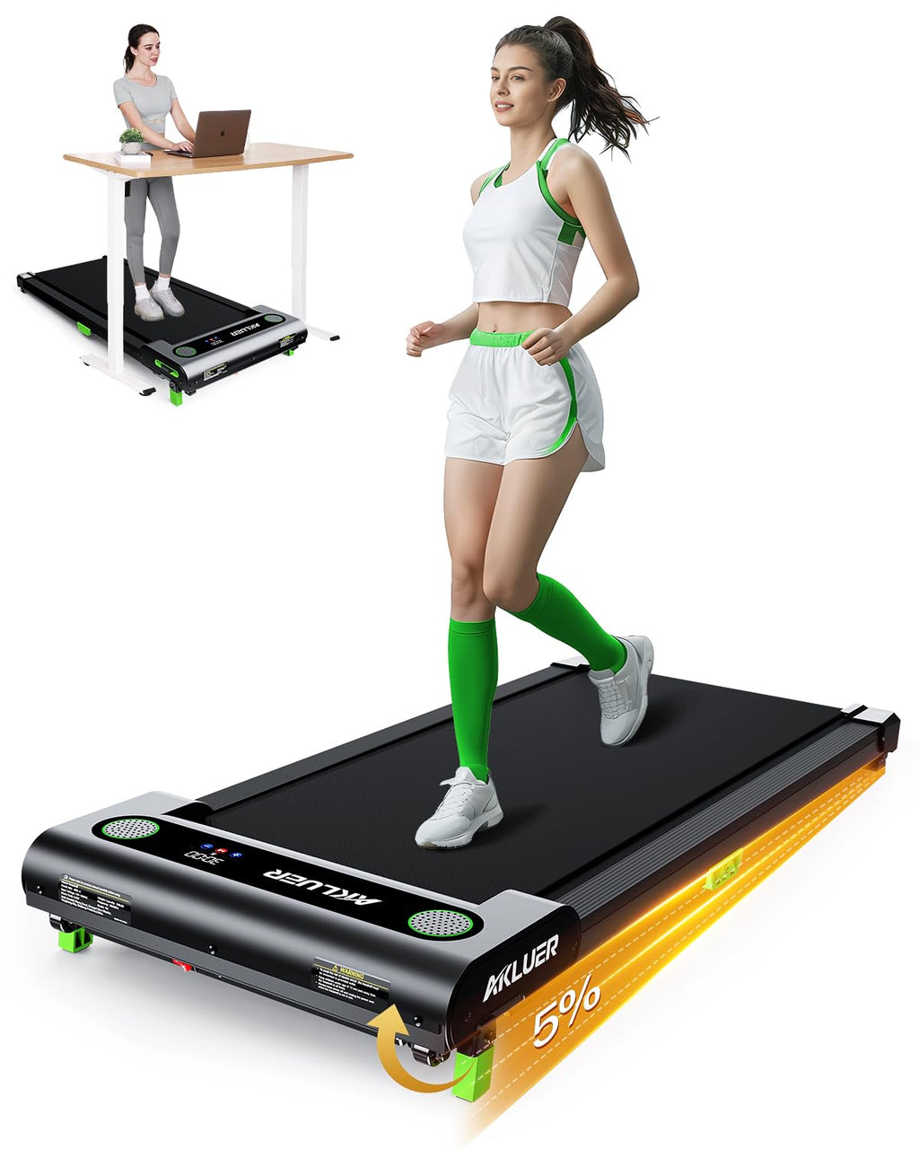 Incline Walking Pad with Remote Control Y66930