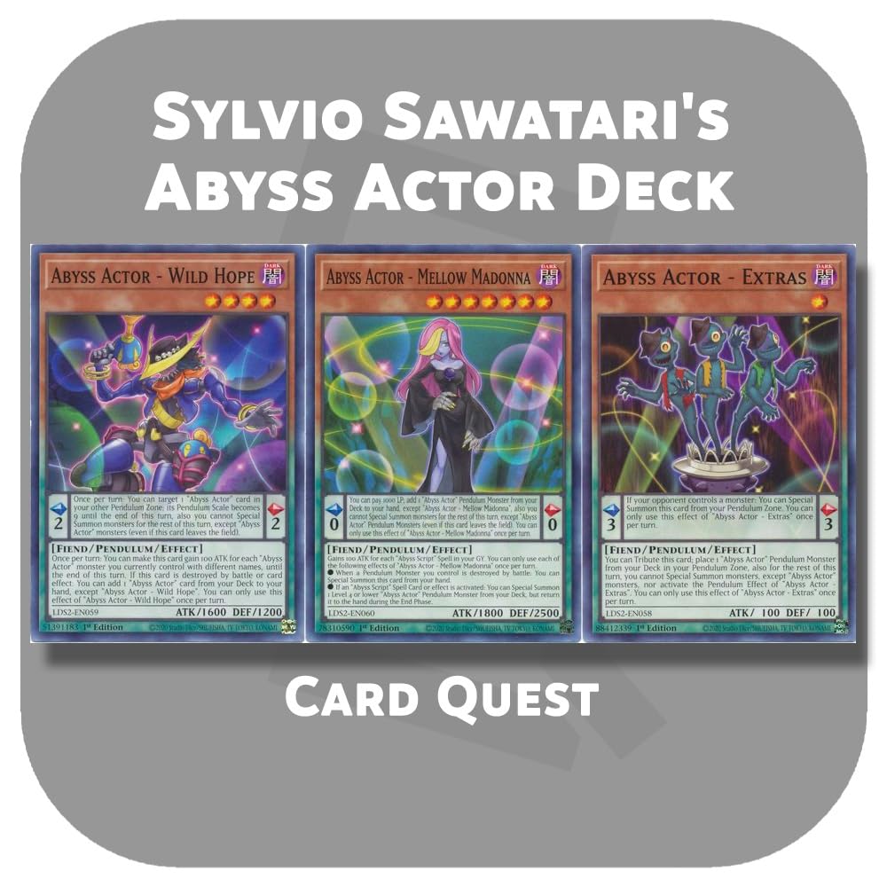 Abyss Actor & Abyss Script Pendulum Deck T929130