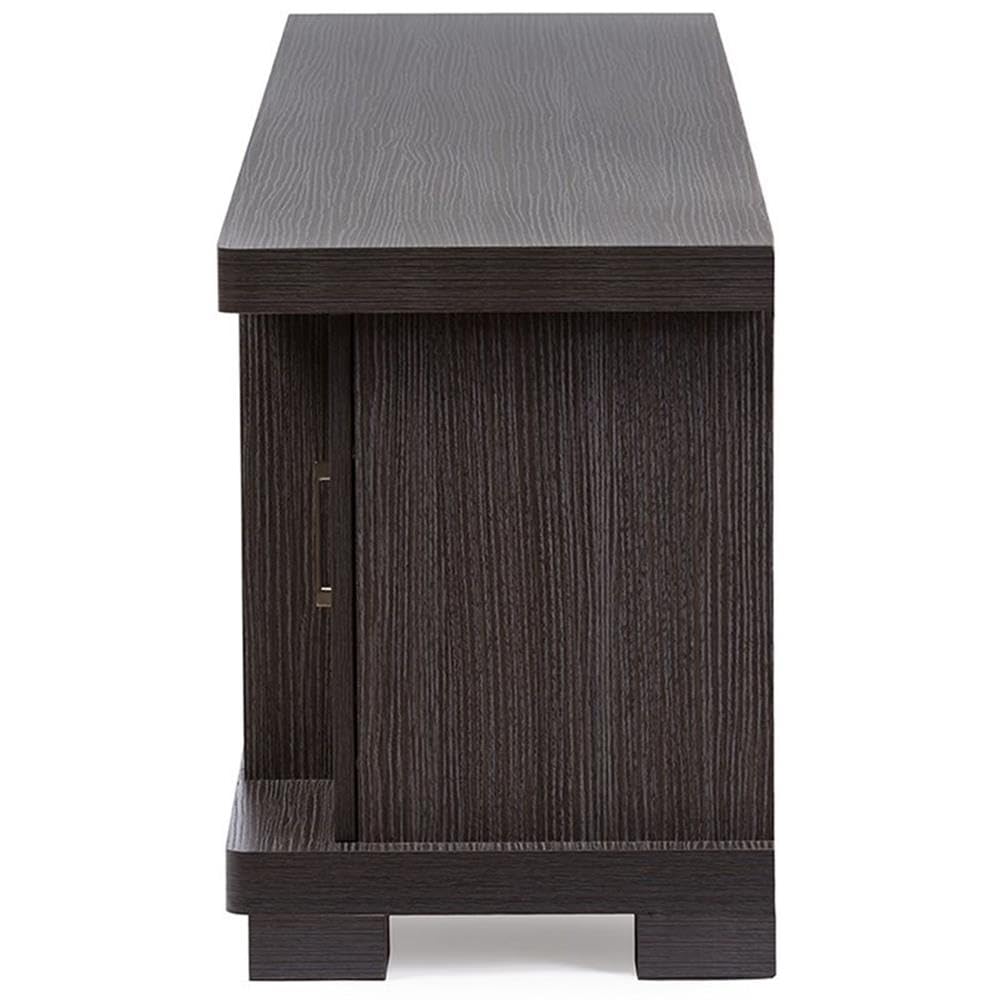 70" Espresso Engineered Wood TV Stand Console S181335