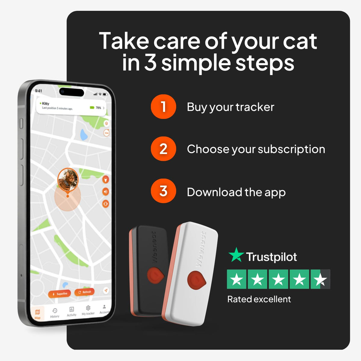 Mini GPS Cat Collar X792606