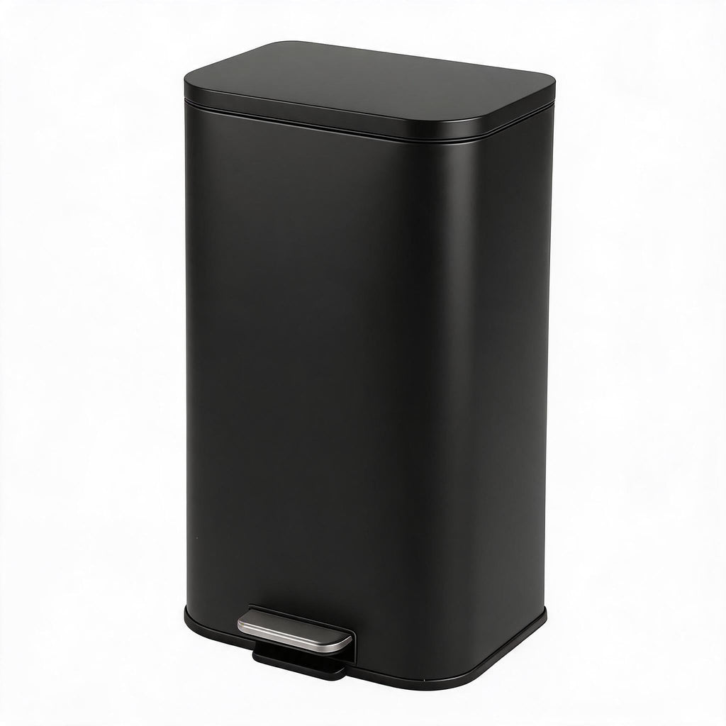 8 gal Stainless Steel Step Trash Can H96830