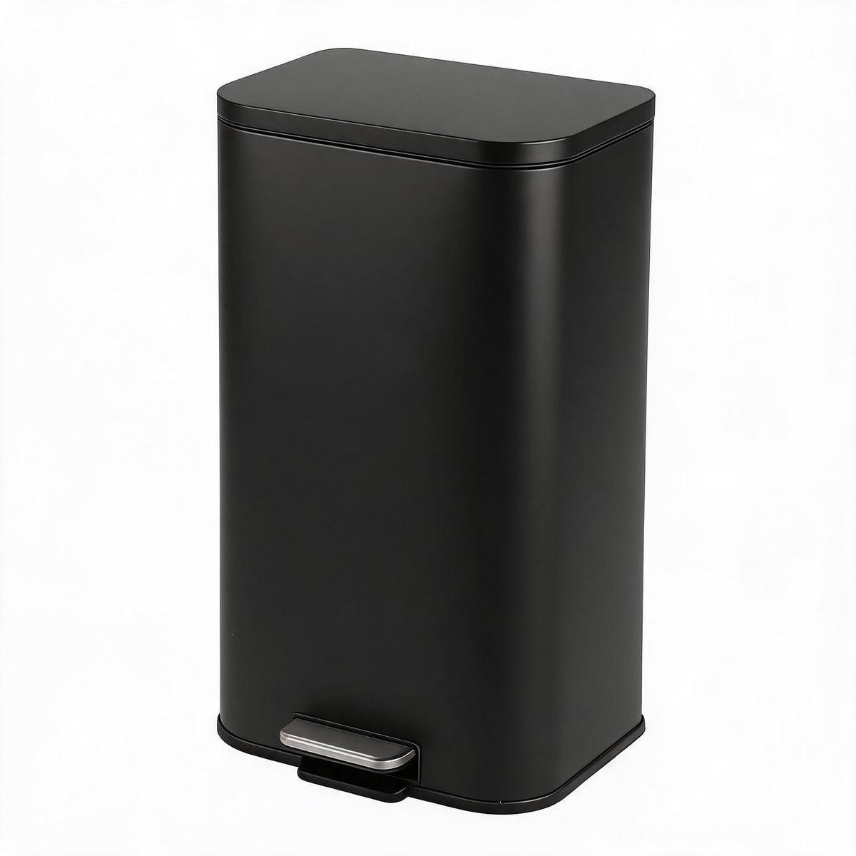 8 gal Stainless Steel Step Trash Can H96830