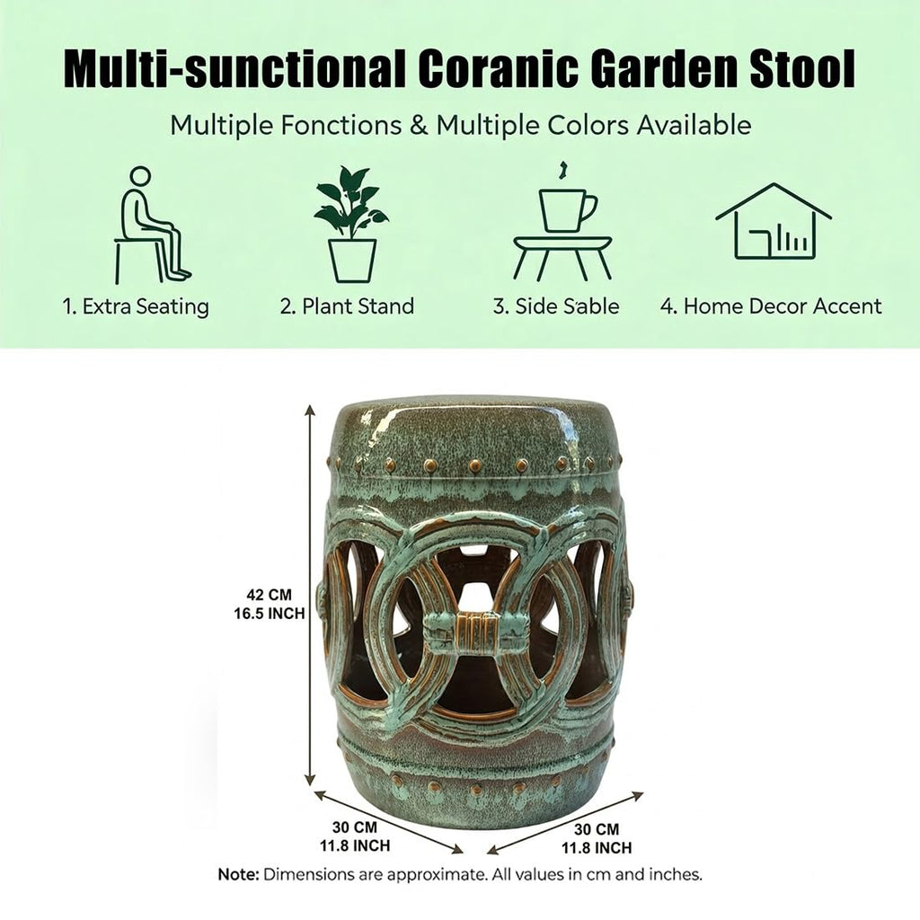 Ceramic Garden Stool U339471