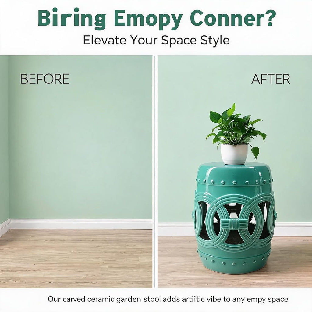 Ceramic Garden Stool U339471