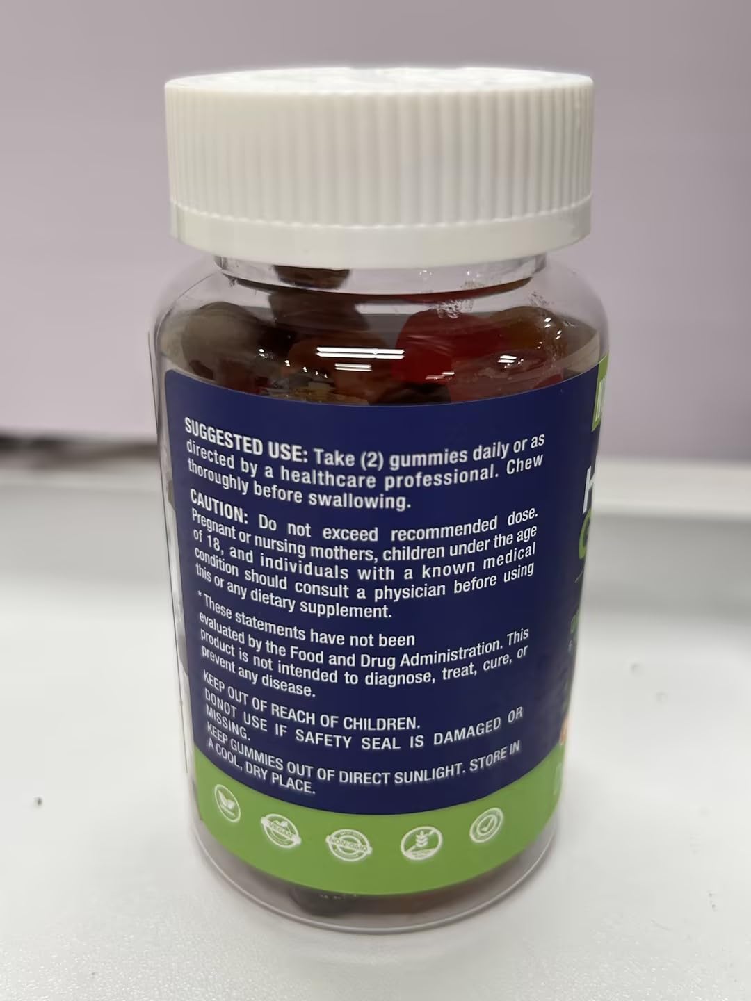 Organic Hemp Gummies Supplement 2 Packs Q337223