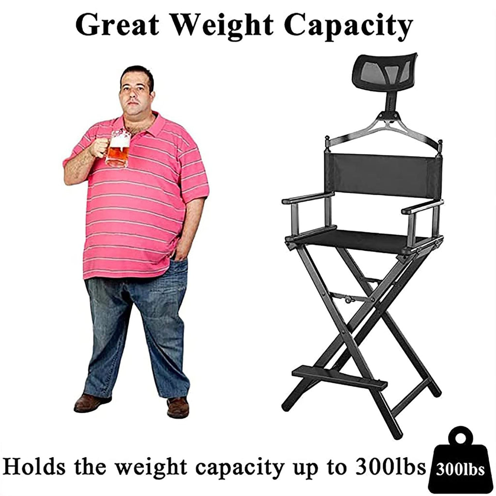 Aluminum Folding Director's Chair with Cup Holder Q983