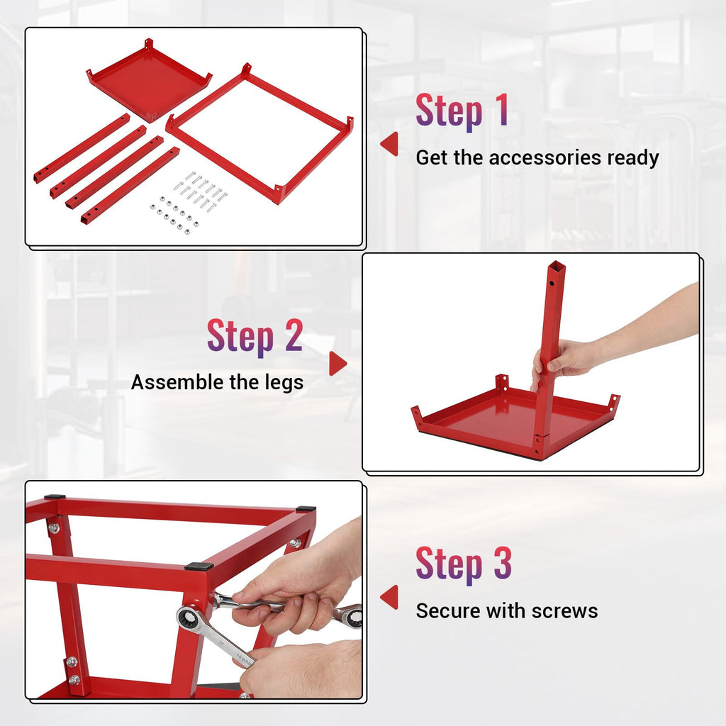 Adjustable Steel Plyometric Jump Box Set M13965