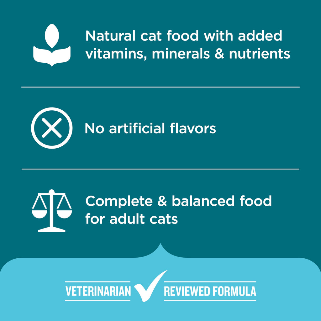 Salmon & Brown Rice Recipe Dry Cat Food 14 lb. Bag P745460