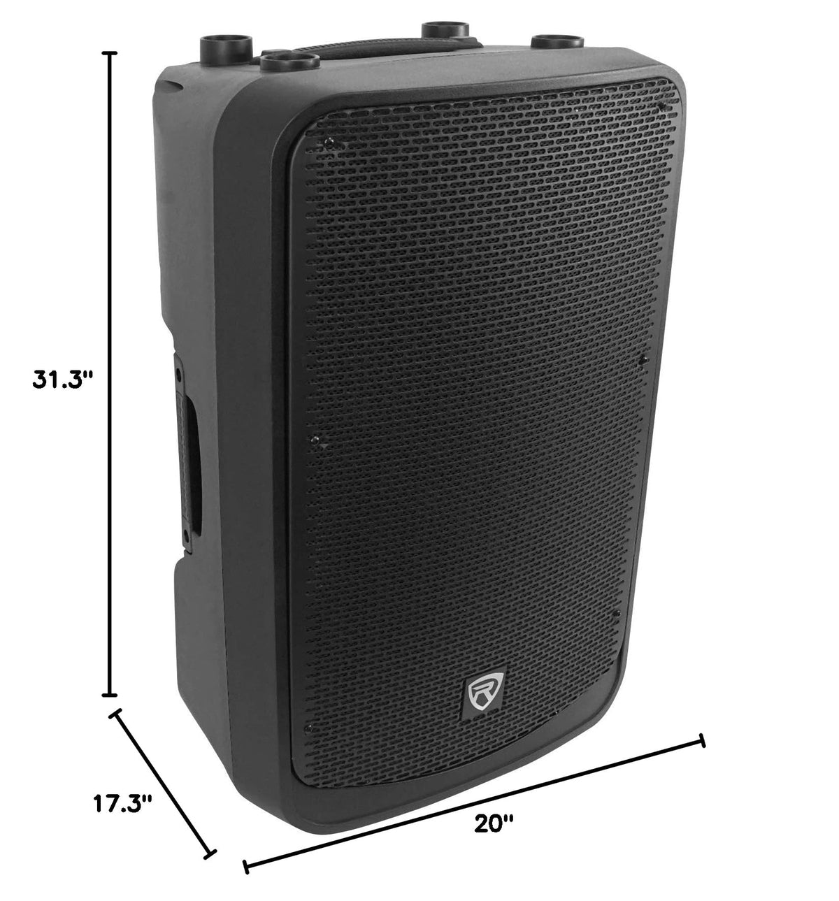 Black 15" 2000w Powered DJ PA Speaker G868251