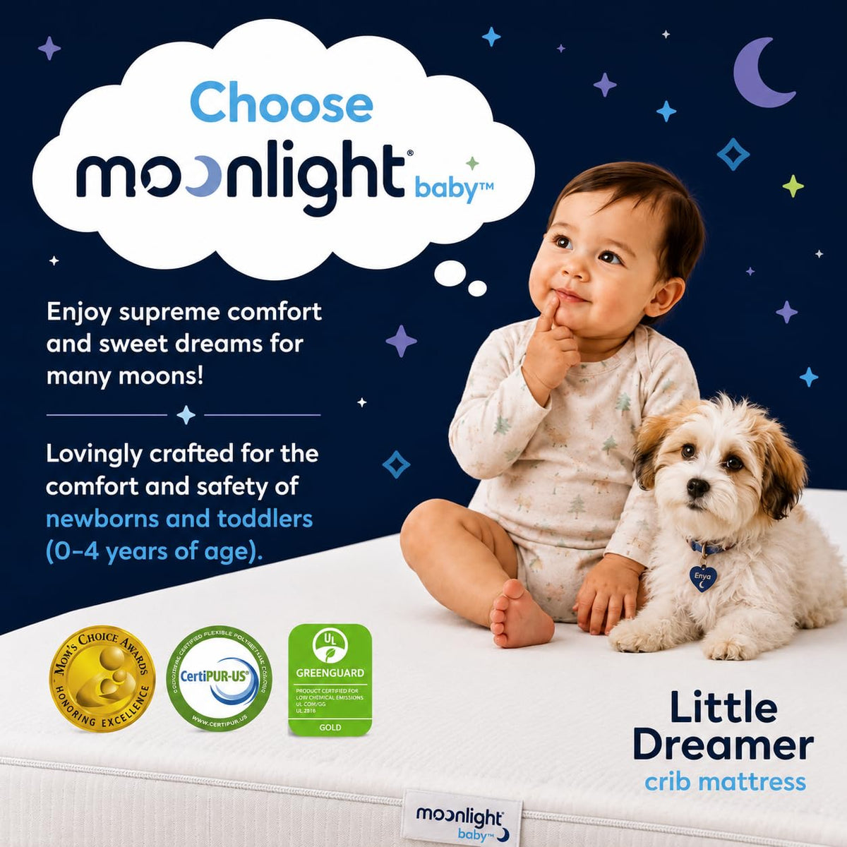 Dual-Sided Baby & Toddler Crib Mattress A38234