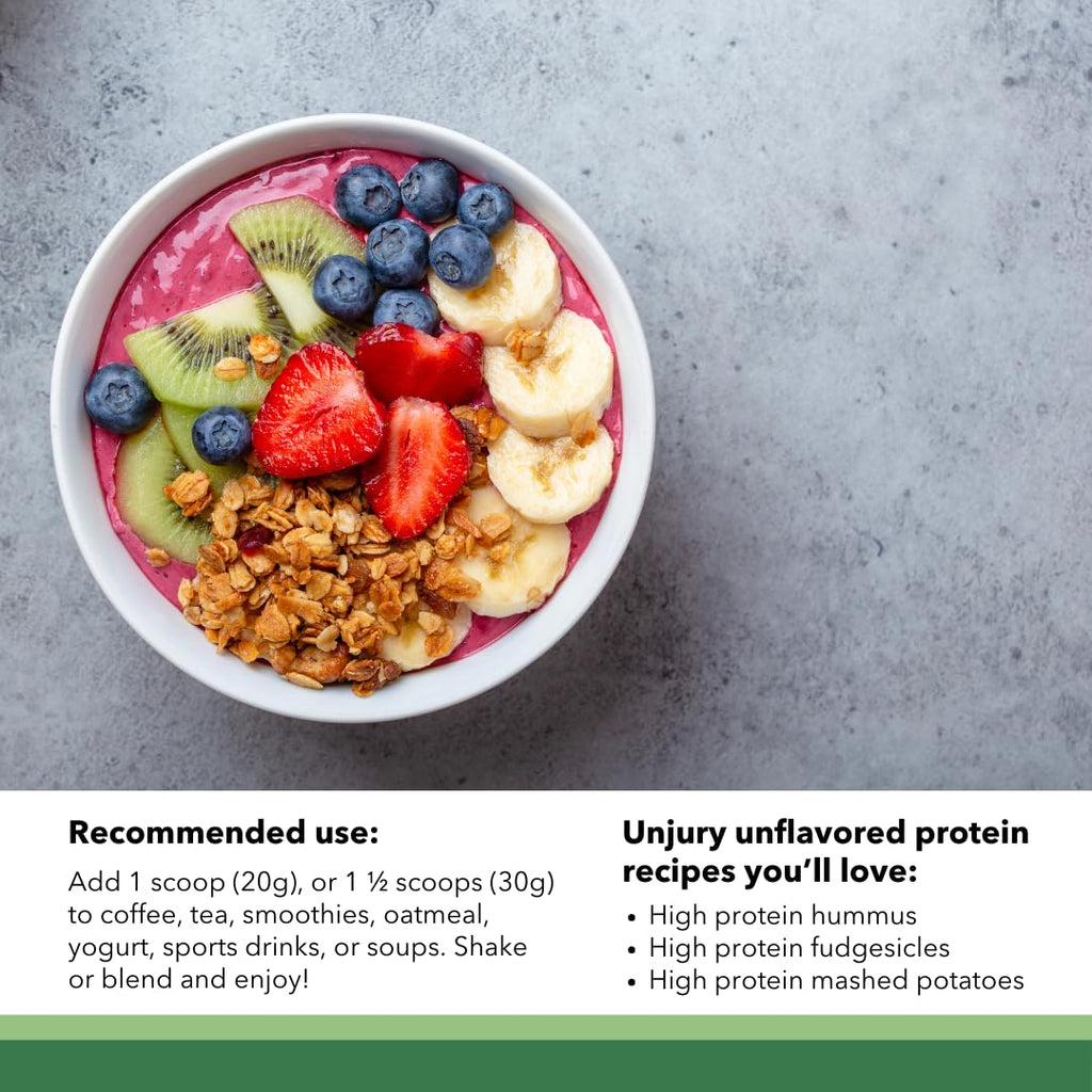 Vegan Unflavored Protein Powder 20 Servings V5790