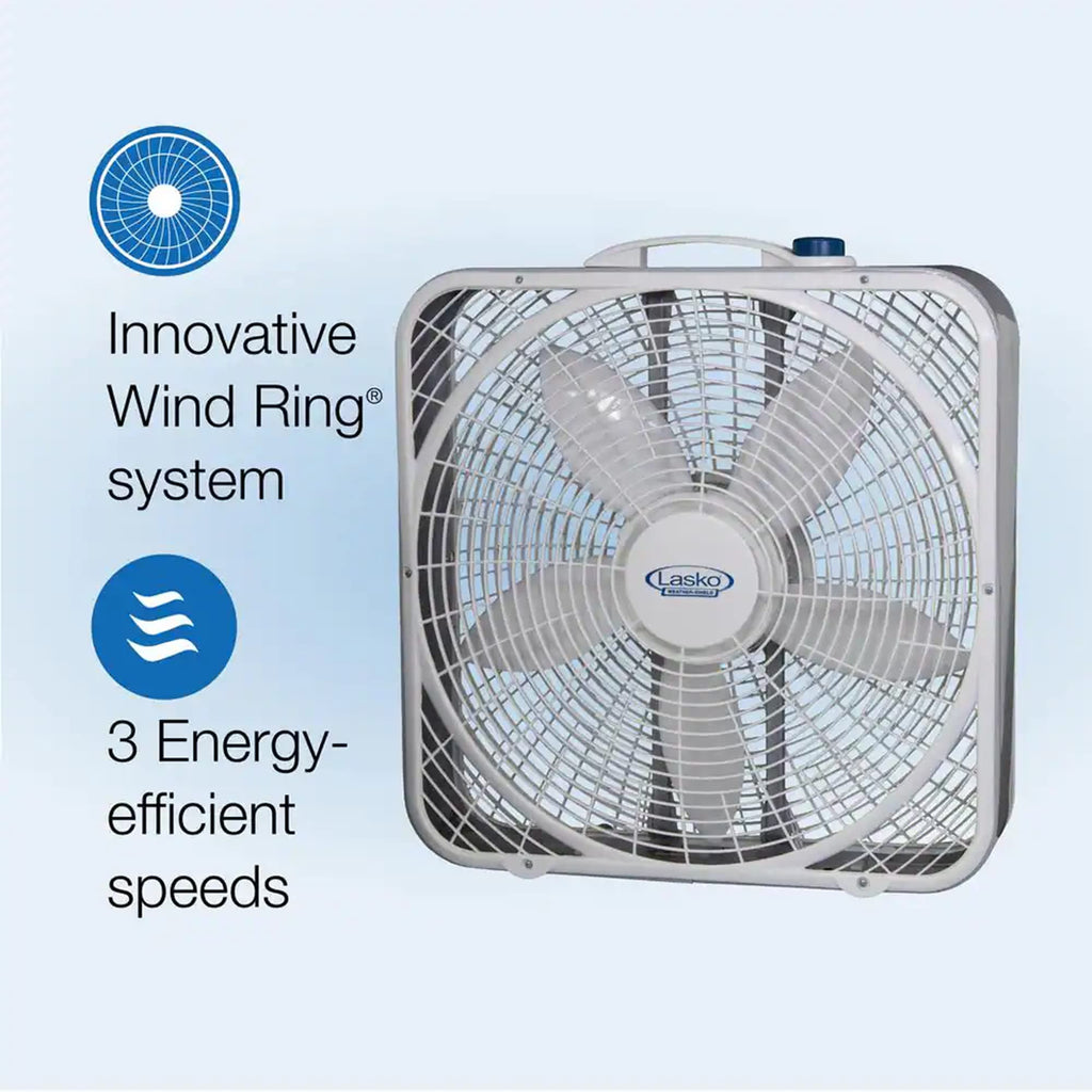 20" 3-Speed Box Fan I8321
