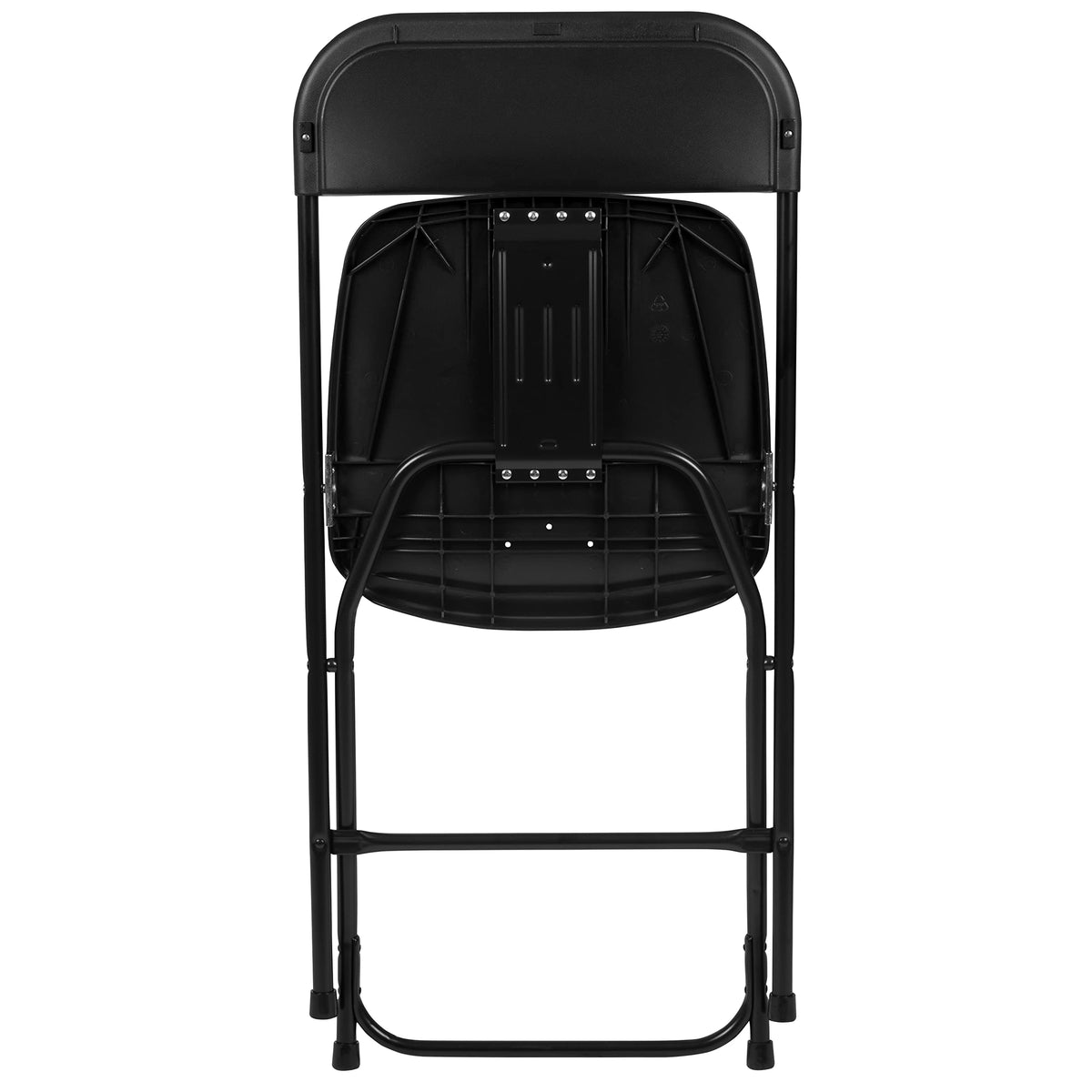 Black Plastic Folding Chair 10-Pack J421