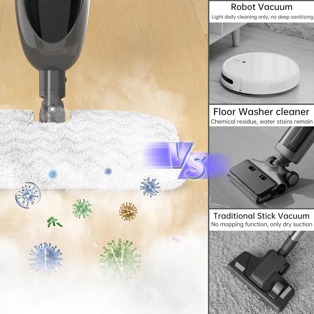 12-in-1 Steam Mop Detachable Handheld Steam Cleaner U9753