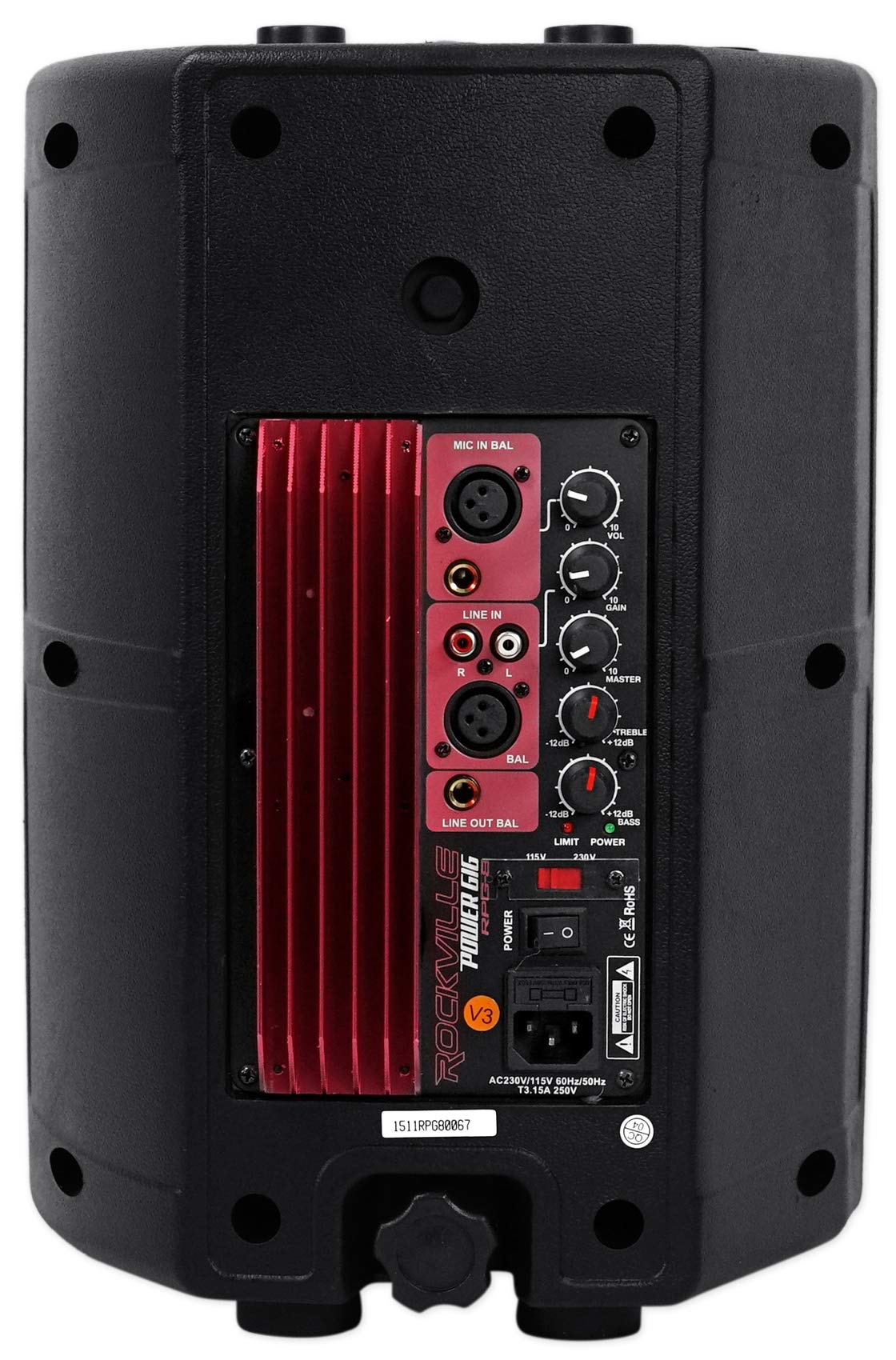 8" Powered PA Speaker System 2-Pack H190