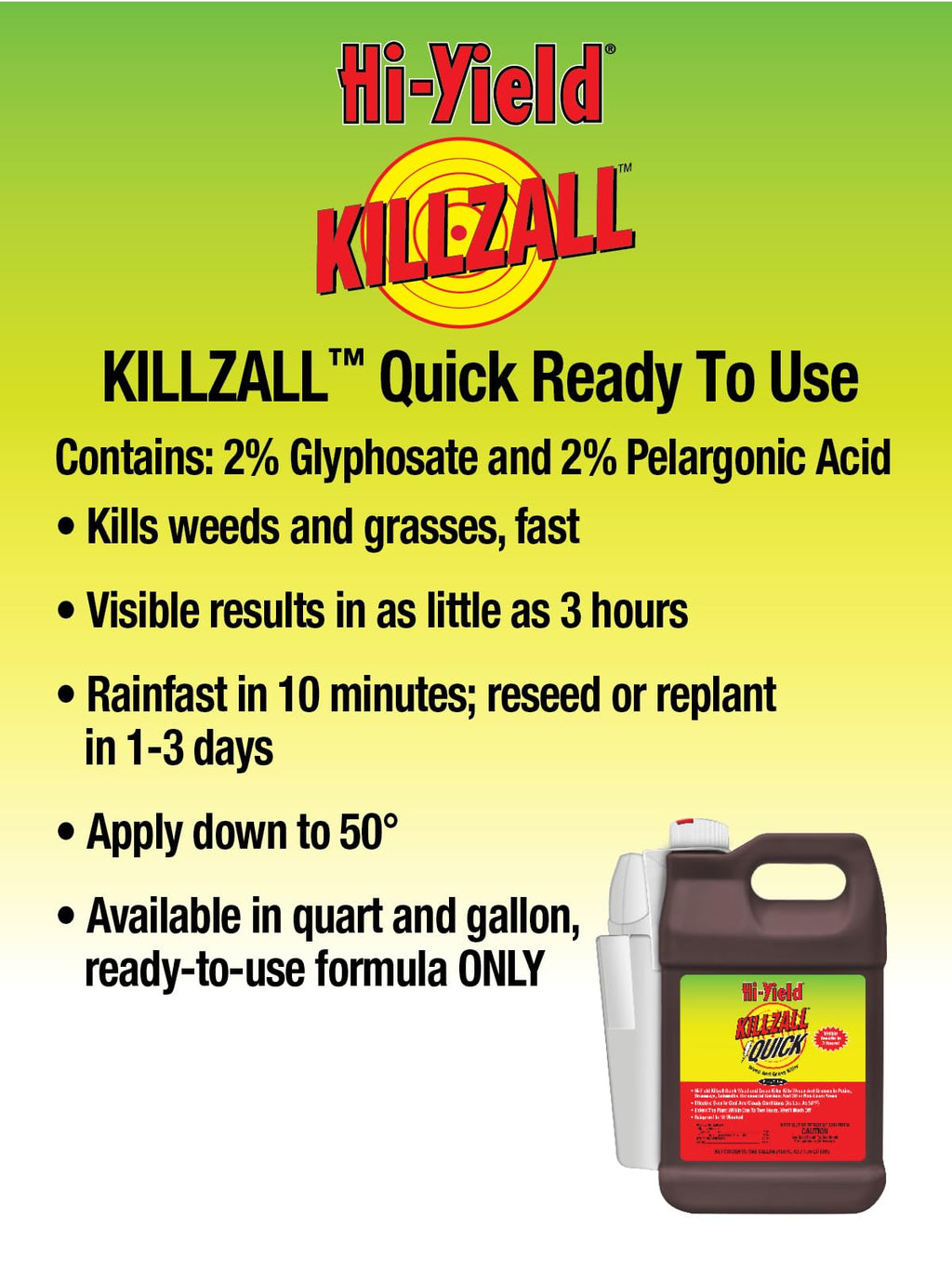 1 gal Killzall Quick RTU I635