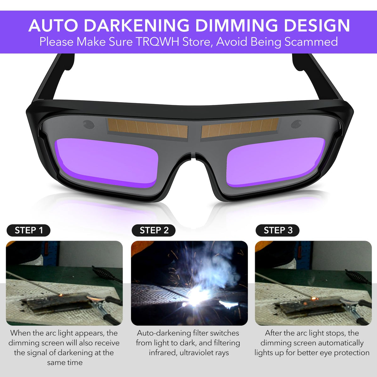 Auto Darkening Welding Glasses R819470