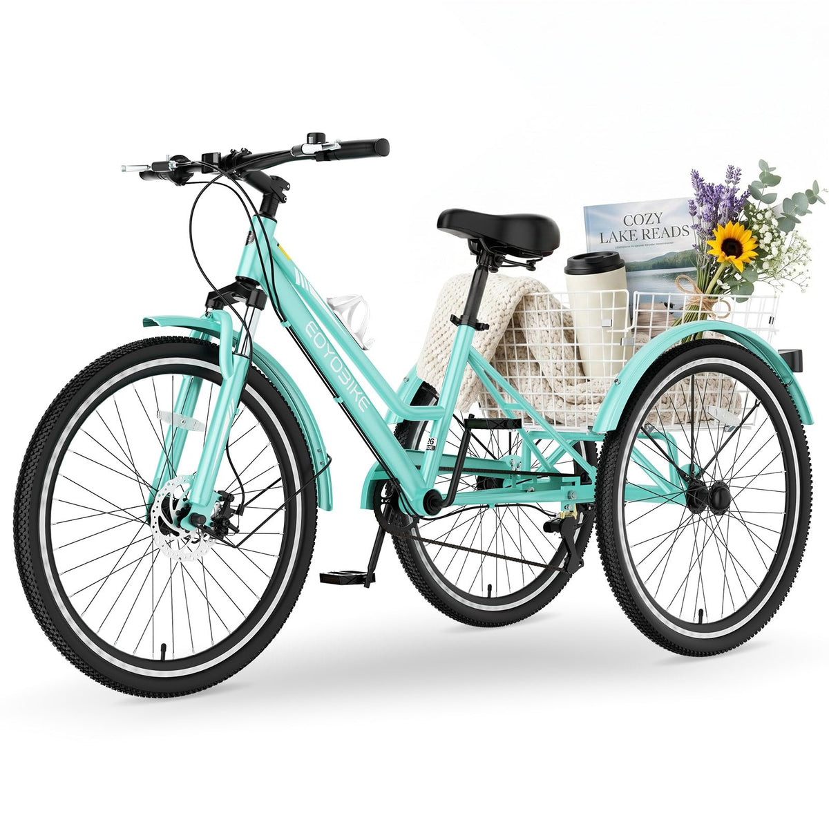 24/26/27.5 Inch 3 Wheel Mountain Tricycle E494