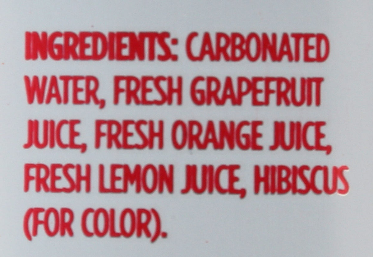 Grapefruit Sparkling Water 12 Fl Oz I960