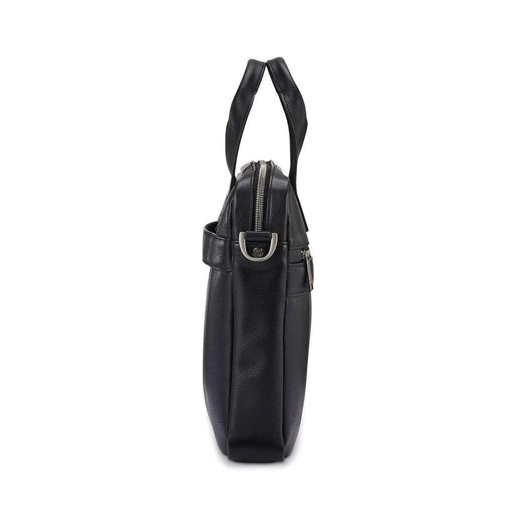 Black Leather Slim Brief D709309
