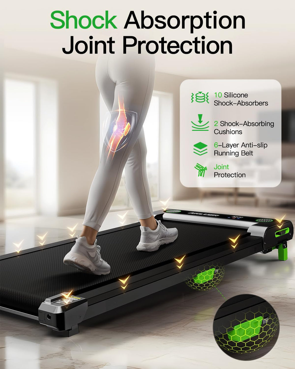 Incline Walking Pad with Remote Control Y66930