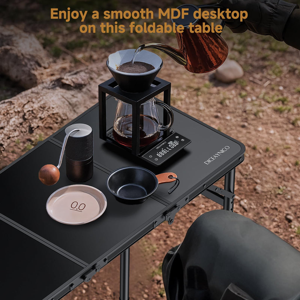 Folding Camping Table 3 Adjustable Height F301325