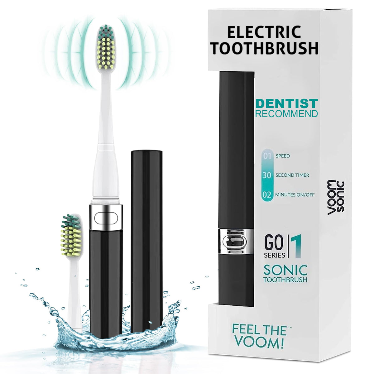 2-Pack Travel Electric Toothbrush Z31845