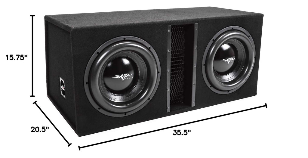 Dual 12" Vented Subwoofer Enclosure U763583