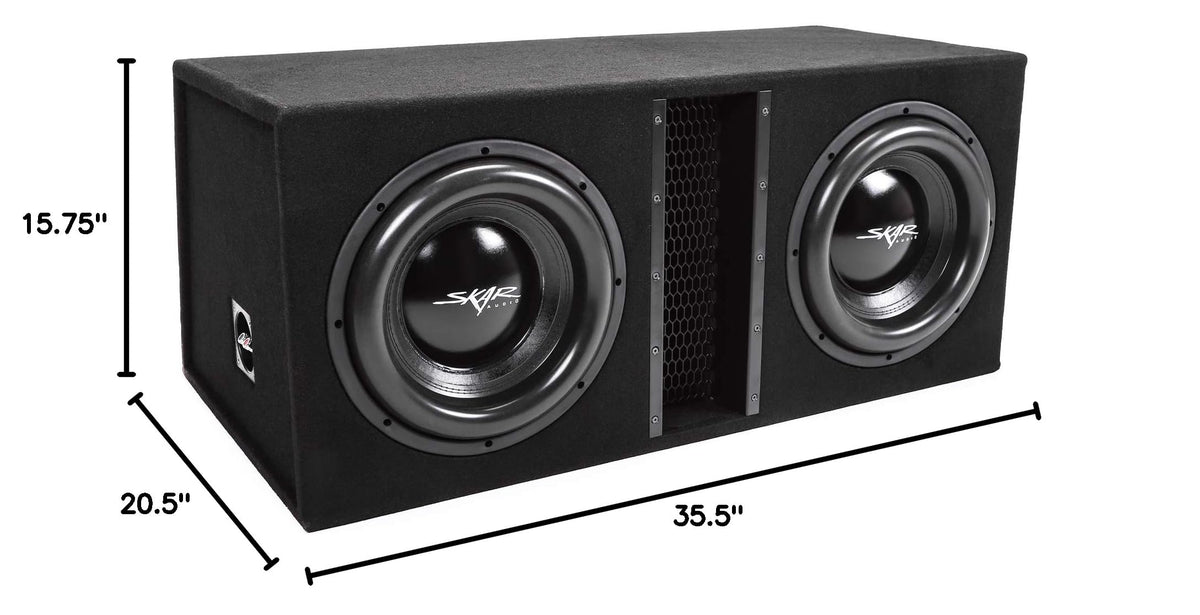 Dual 12" Vented Subwoofer Enclosure U763583