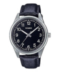 Men's Analog Black Leather Band Watch C932