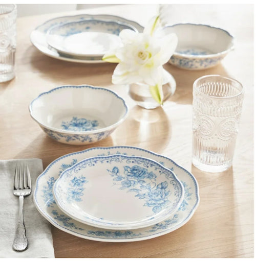 12-Piece Stoneware Dinnerware Set L9027