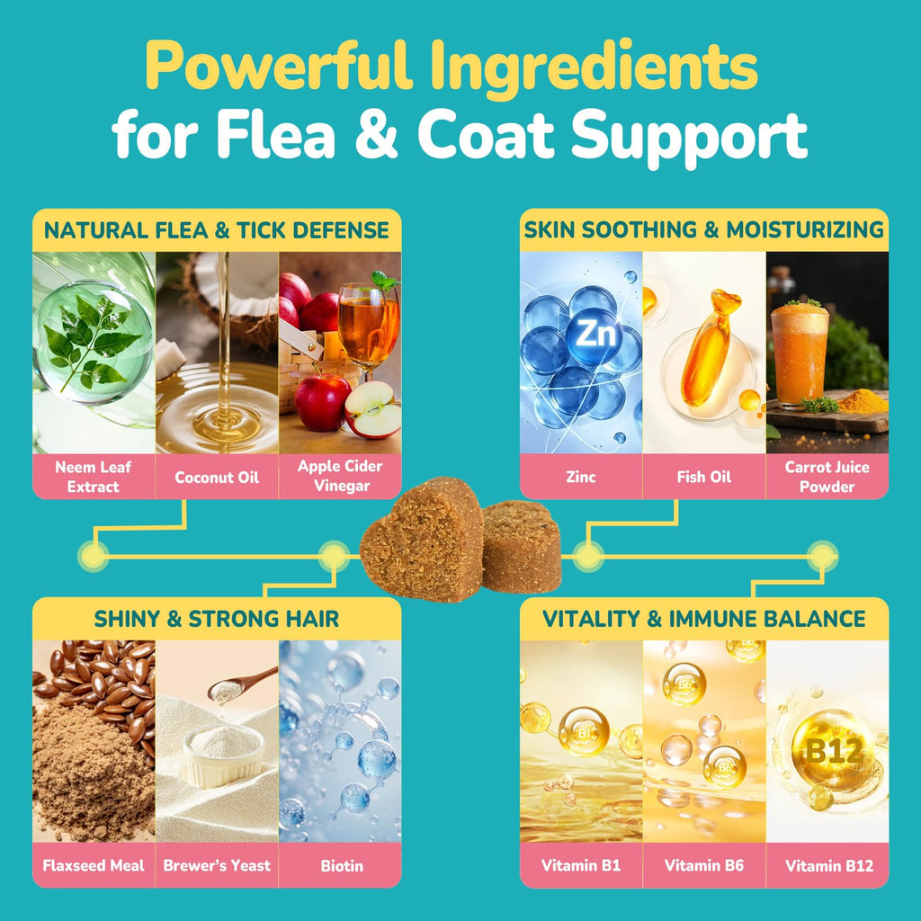 Soft Chews Chicken Flavor Flea and Tick Prevention for Dogs C7150