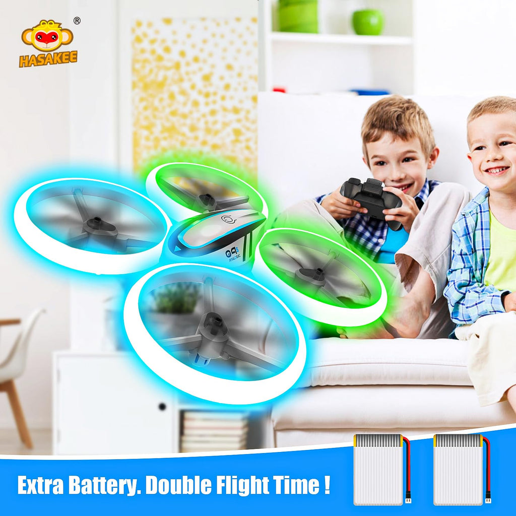 RC Drone with Altitude Hold and Headless Mode, 2 Batteries and Remote Control Y32267